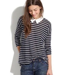 Madewell Striped Linen Top